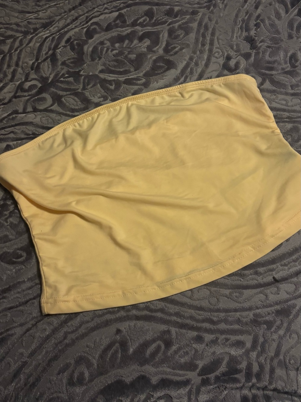 Yellow Tube Top - Picture 2 of 2